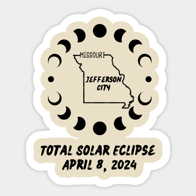 Missouri Total Solar Eclipse Sticker by Total Solar Eclipse